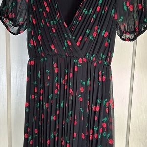 The Kooples v neck cherry dress